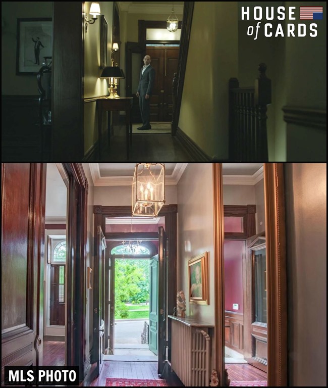 House of Cards House Hallway Collage